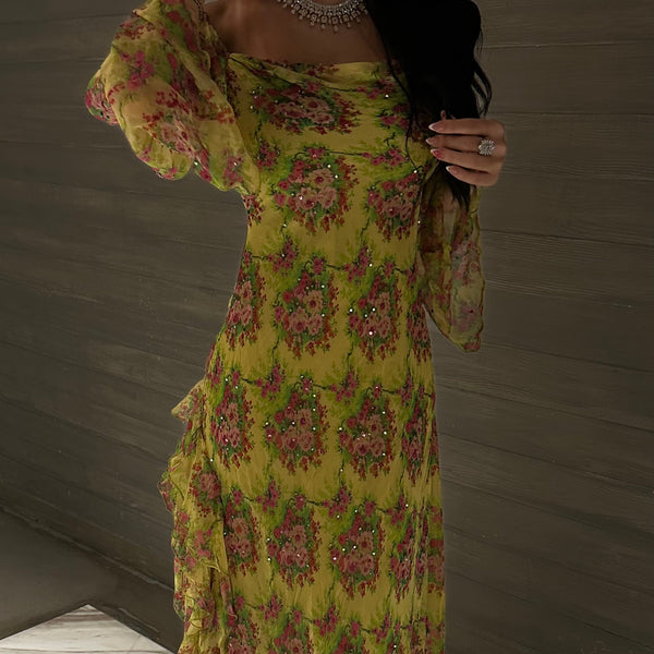 Lime Blossom Dress
