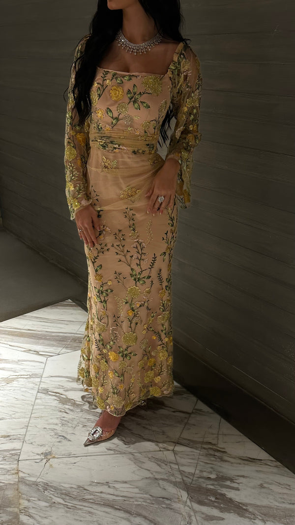Yellow Garden Dress