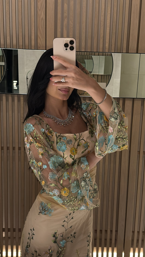 Blue Garden Dress