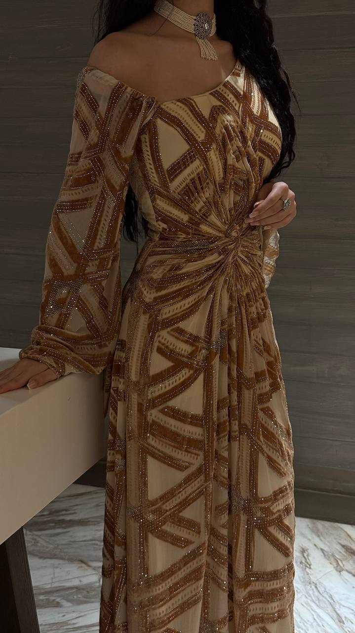 Desert color dress - Noor DesignNour Design