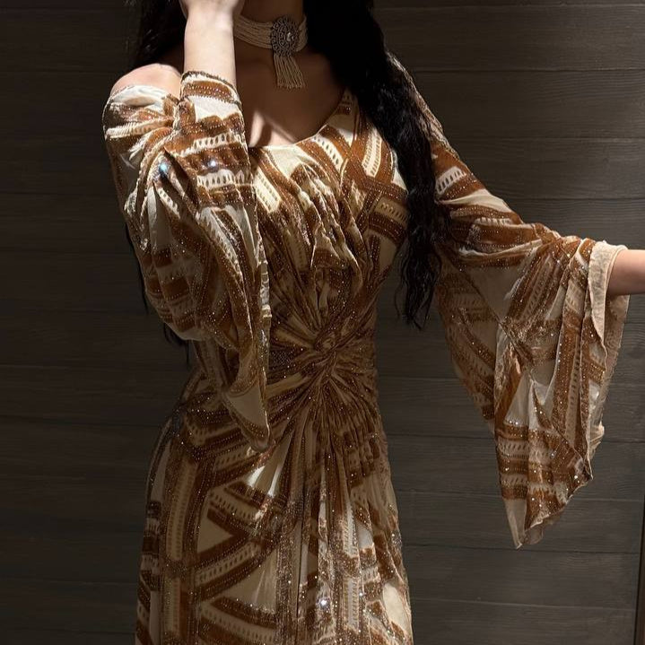 Desert color dress - Noor DesignNour Design