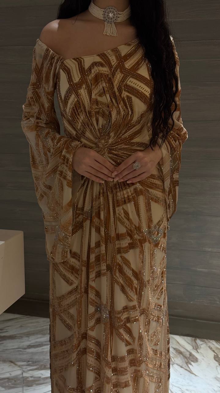 Desert color dress - Noor DesignNour Design
