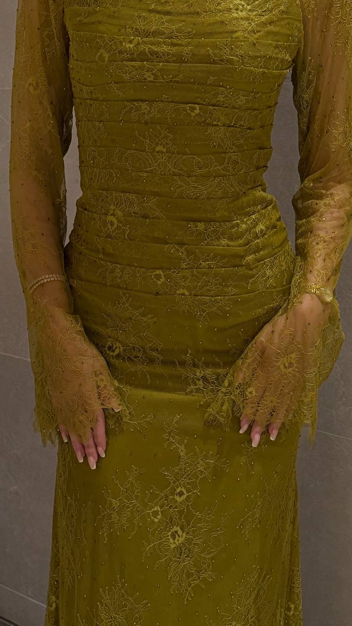 Elegant Lace Dress - Noor DesignNour Design
