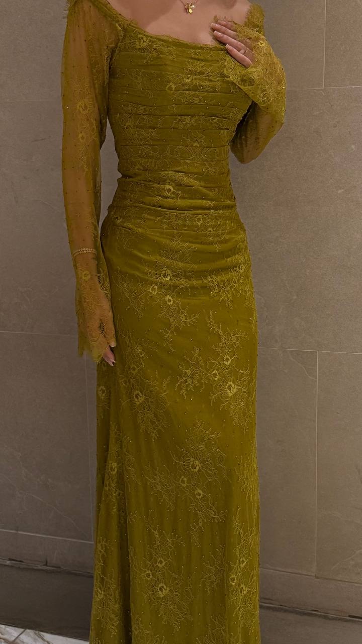 Elegant Lace Dress - Noor DesignNour Design