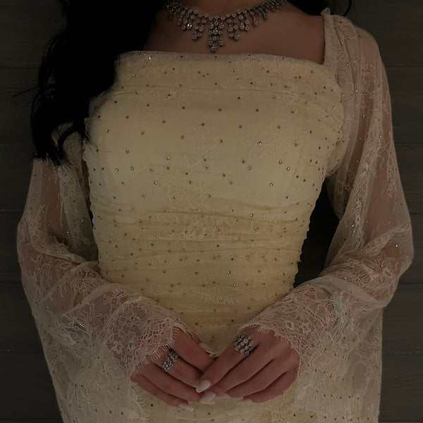 Off white Dress - Noor DesignNoor Design