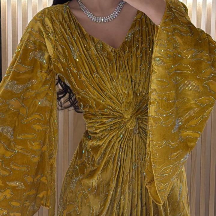 Yellow dress - Noor DesignNour Design